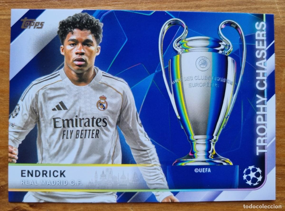 Cromos de f&uacute;tbol: TC-10 ENDRICK (Real Madrid CF) TROPHY CHASERS. Topps UEFA Clubs Competition Flagship 2025 2026 25 26