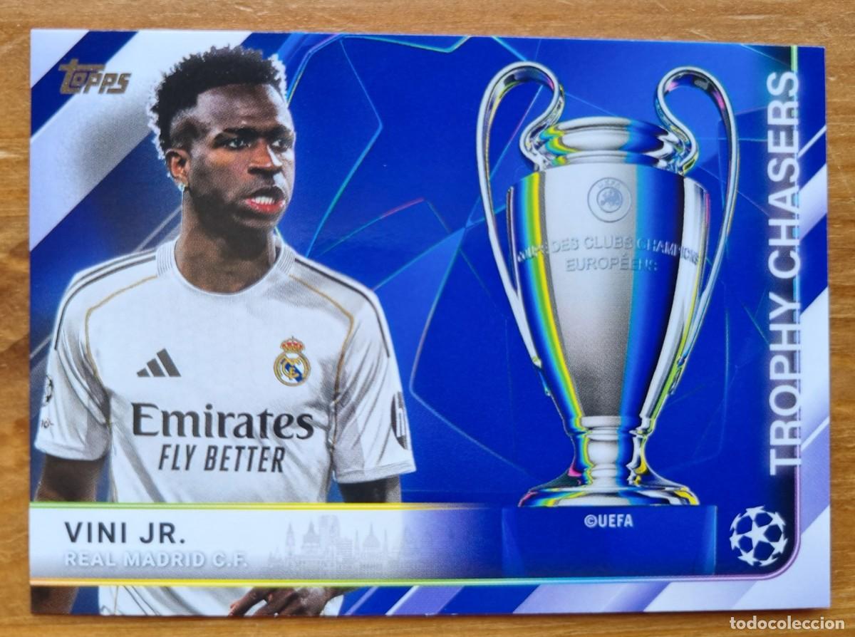 Cromos de f&uacute;tbol: TC-30 VINI JR (Real Madrid CF) TROPHY CHASERS. Topps UEFA Clubs Competition Flagship 2025 2026 25 26