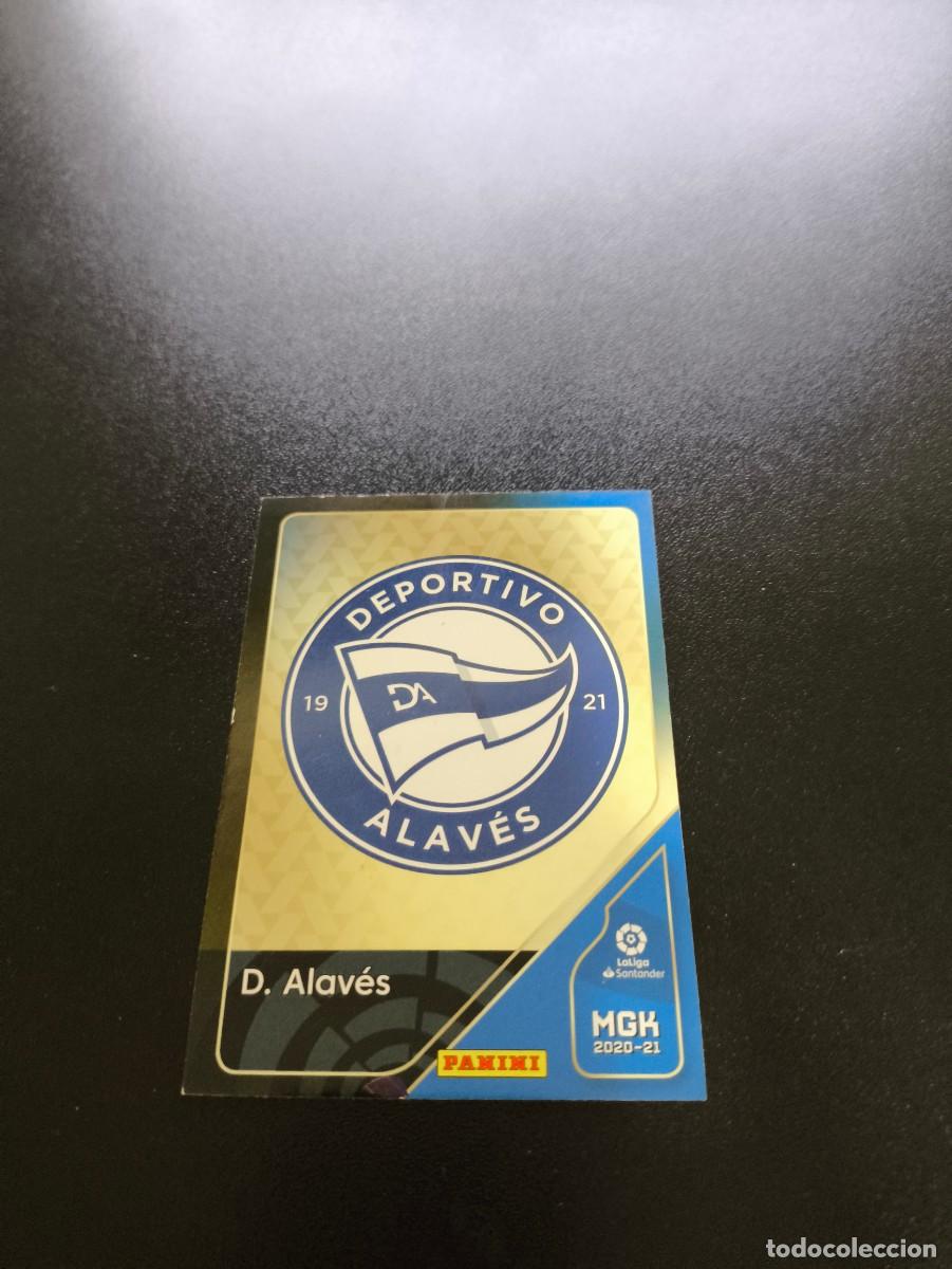 Cromos de f&uacute;tbol: 1 ESCUDO ALAVES PANINI LIGA MEGACRACKS MGK 2020 2021 NO ESTE ADRENALYN