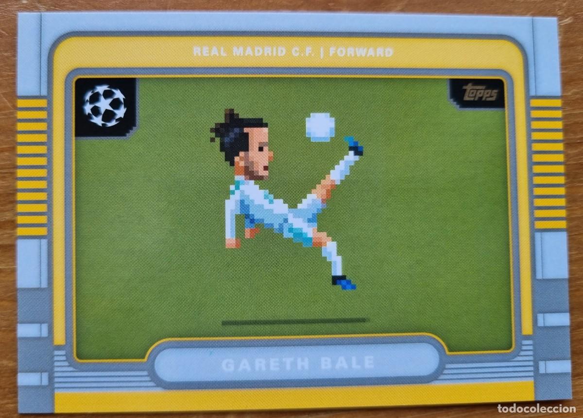Cromos de f&uacute;tbol: 8B-2 GARETH BALE (Real Madrid CF) 8BIT SHOTS. Topps UEFA Clubs Competition Flagship 2025 2026 25 26