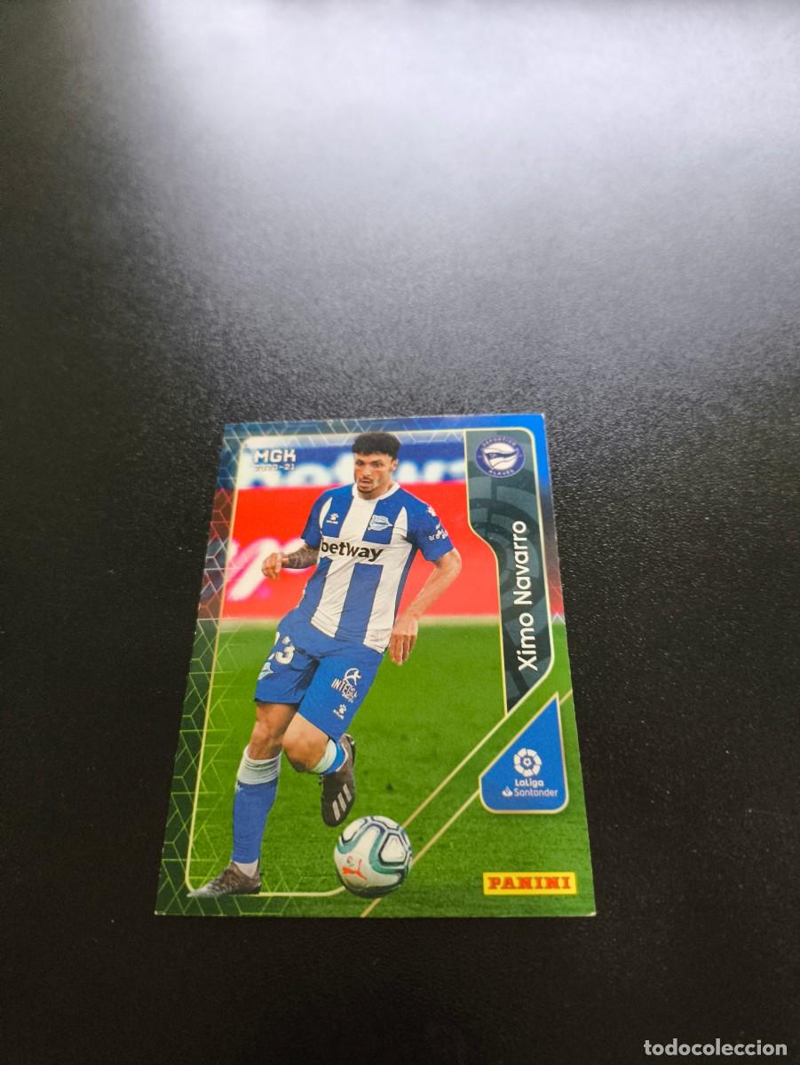 Football Stickers: 4 Ximo Navarro ALAVES PANINI LIGA MEGACRACKS MGK 2020 2021 NO ESTE ADRENALYN