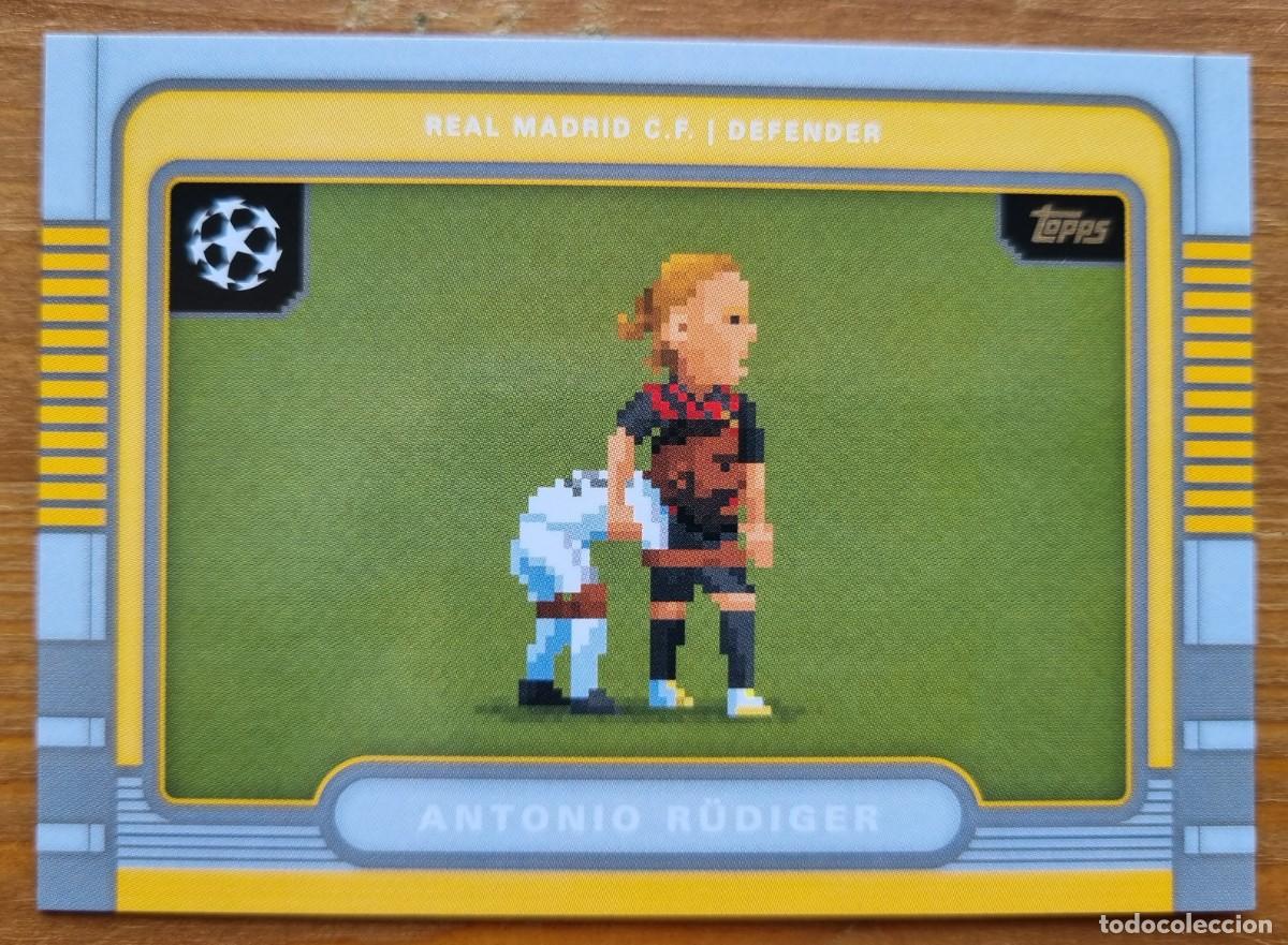 Cromos de f&uacute;tbol: 8B-7 R&Uuml;DIGER (Real Madrid CF) 8BIT SHOTS. Topps UEFA Clubs Competition Flagship 2025 2026 25 26