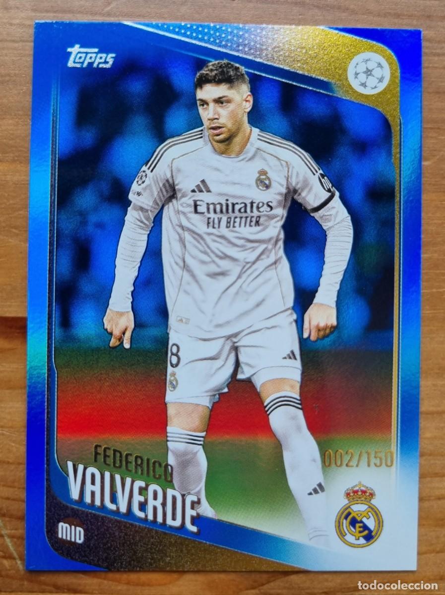 Cromos de f&uacute;tbol: 65 VALVERDE (Real Madrid CF) NUMERADA /150. Topps UEFA Clubs Competition Flagship 2025 2026 25 26