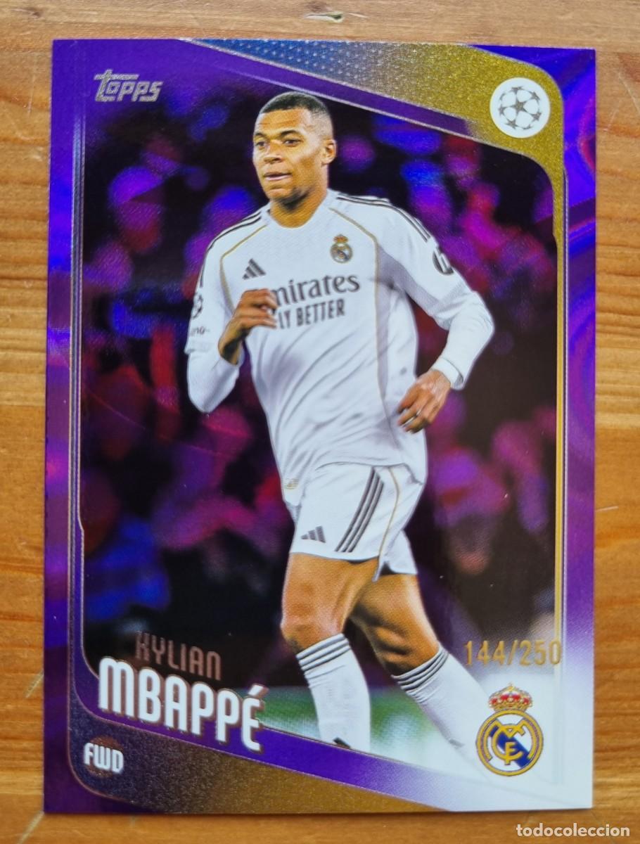 Cromos de f&uacute;tbol: 112 MBAPPE (Real Madrid CF) NUMERADA /250. Topps UEFA Clubs Competition Flagship 2025 2026 25 26
