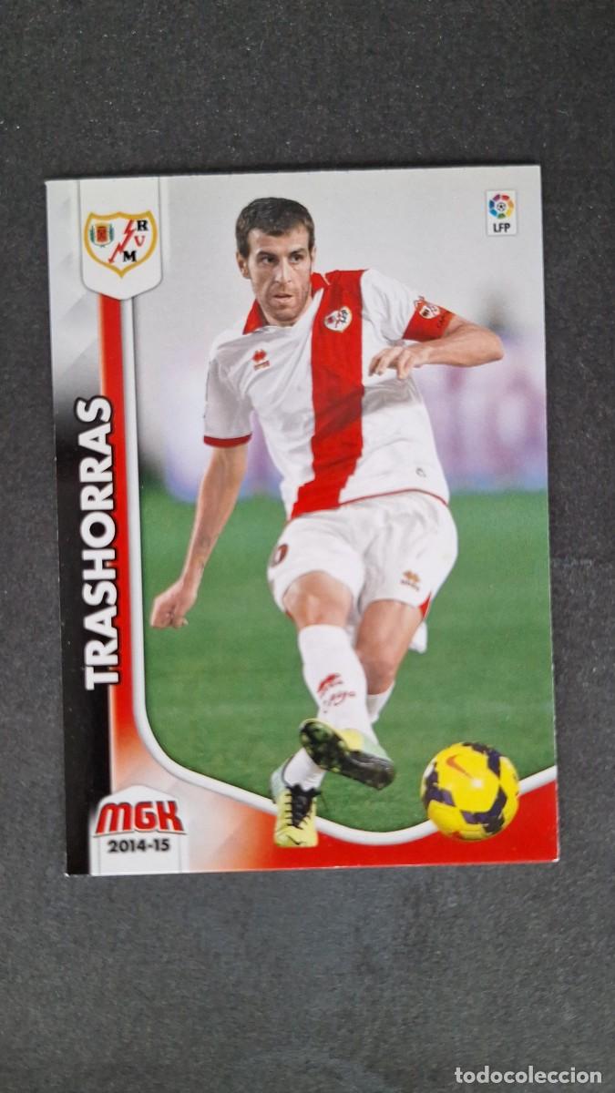 Cromos de f&uacute;tbol: L1 TRASHORRAS RAYO VALLECANO 281 PANINI MEGACRACKS 2014 2015 14 15