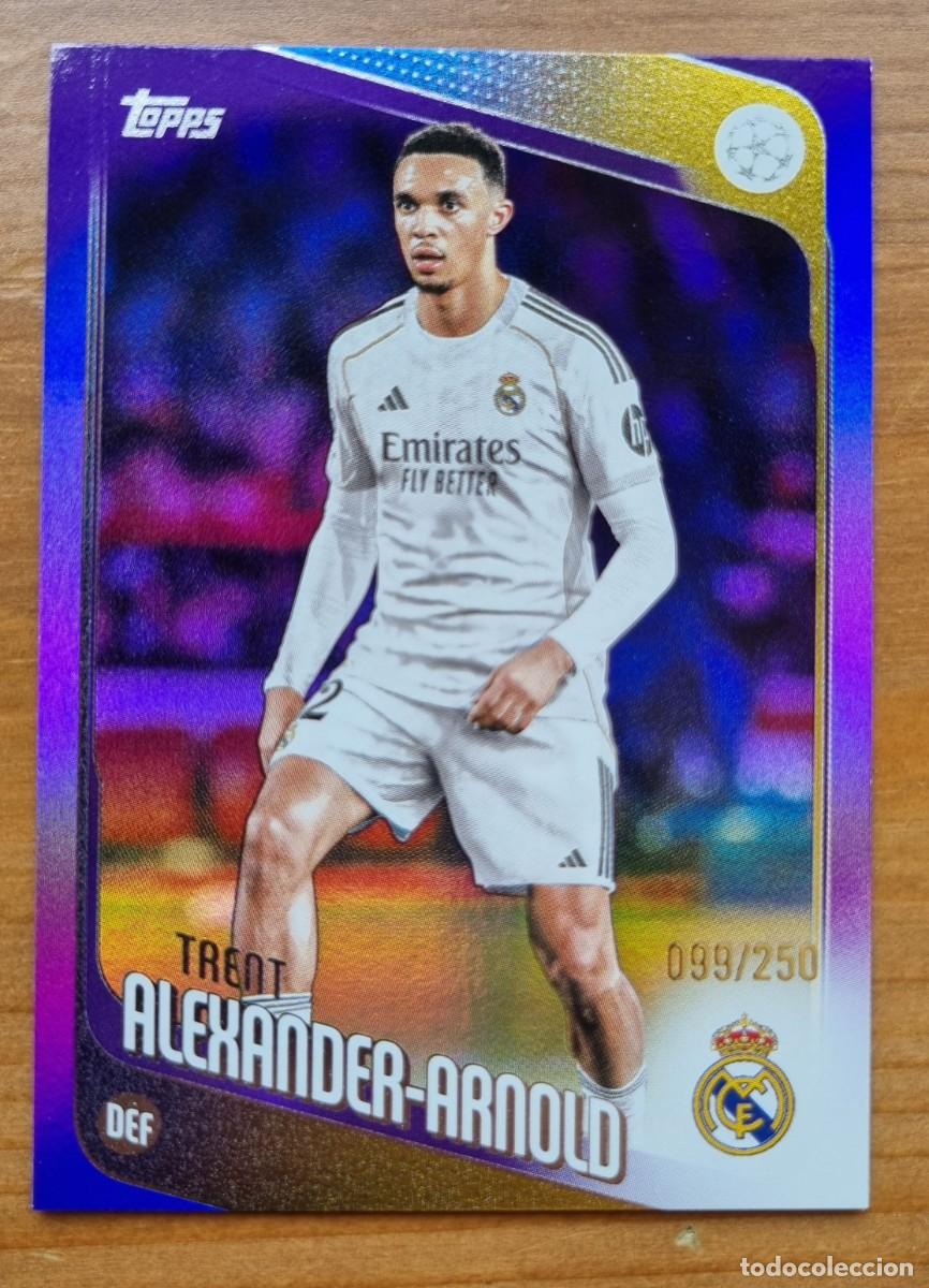 Cromos de f&uacute;tbol: 141 TRENT (Real Madrid CF) NUMERADA /250. Topps UEFA Clubs Competition Flagship 2025 2026 25 26