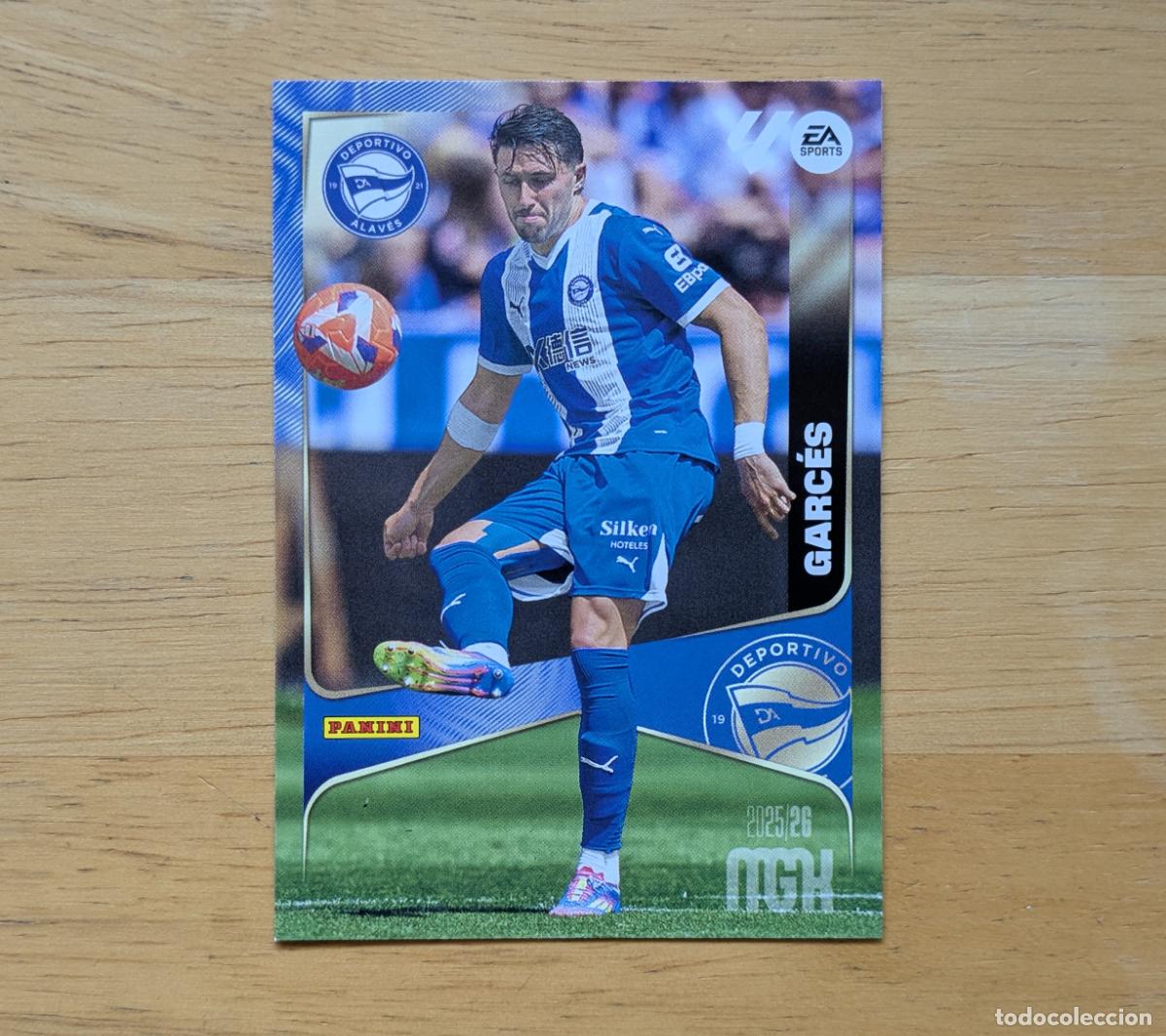 Cromos de f&uacute;tbol: MEGACRACKS 2025-2026 - GARC&Eacute;S - DEPORTIVO ALAV&Eacute;S - N&ordm; 24
