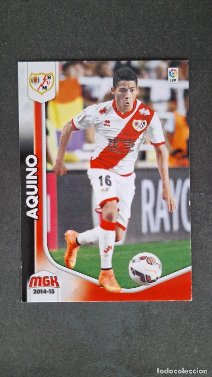 Cromos de f&uacute;tbol: L1 AQUINO RAYO VALLECANO 283 PANINI MEGACRACKS 2014 2015 14 15
