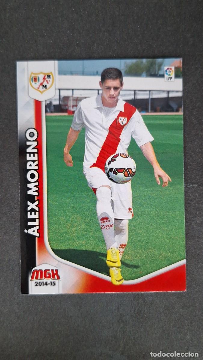 Cromos de f&uacute;tbol: L1 ALEX MORENO RAYO VALLECANO 284 PANINI MEGACRACKS 2014 2015 14 15
