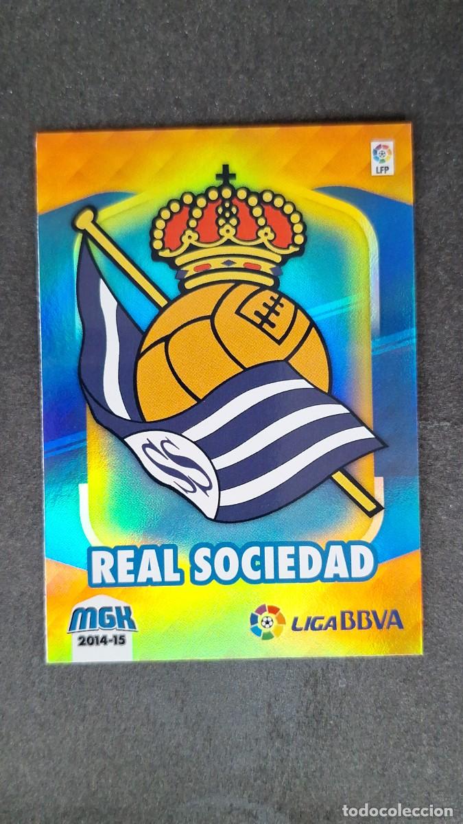 Cromos de Futebol: L1 ESCUDO REAL SOCIEDAD 289 PANINI MEGACRACKS 2014 2015 14 15