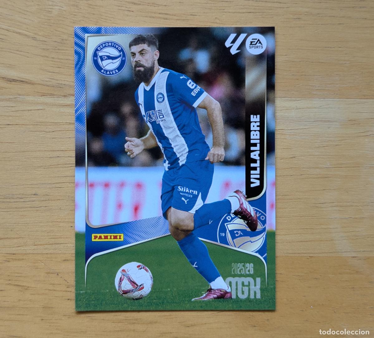Fu&szlig;ball-Sticker: MEGACRACKS 2025-2026 - VILLALIBRE - DEPORTIVO ALAV&Eacute;S - N&ordm; 36