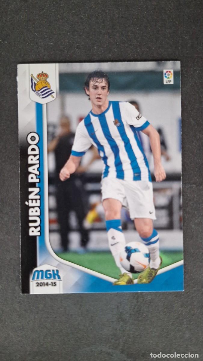 Fu&szlig;ball-Sticker: L1 RUBEN PARDO REAL SOCIEDAD 300 PANINI MEGACRACKS 2014 2015 14 15