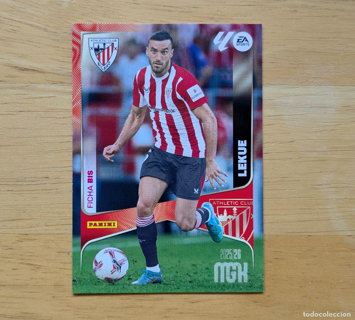 Football Stickers: MEGACRACKS 2025-2026 - LEKUE - ATHLETIC CLUB - N&ordm; 40 BIS