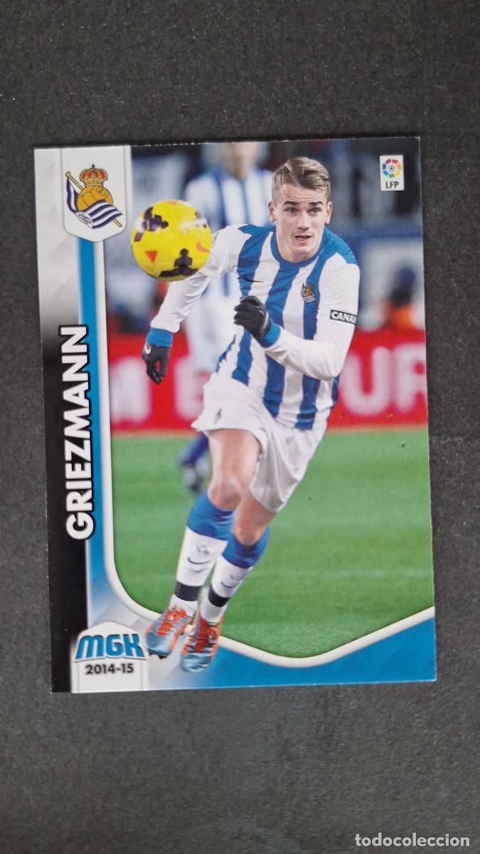 Cromos de f&uacute;tbol: L1 GRIEZMANN REAL SOCIEDAD 306 PANINI MEGACRACKS 2014 2015 14 15
