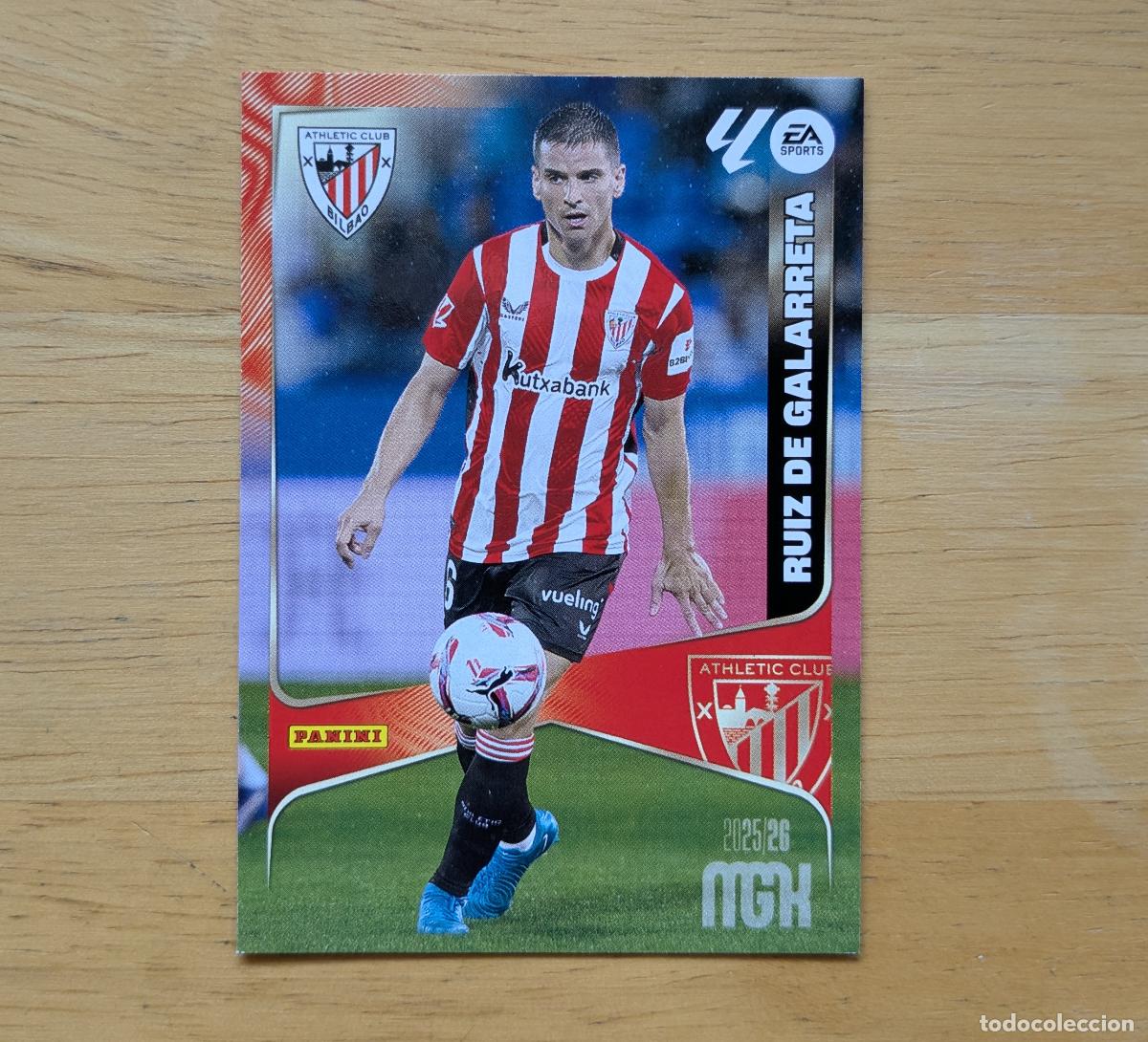 Cromos de f&uacute;tbol: MEGACRACKS 2025-2026 - RUIZ DE GALARRETA - ATHLETIC CLUB - N&ordm; 48