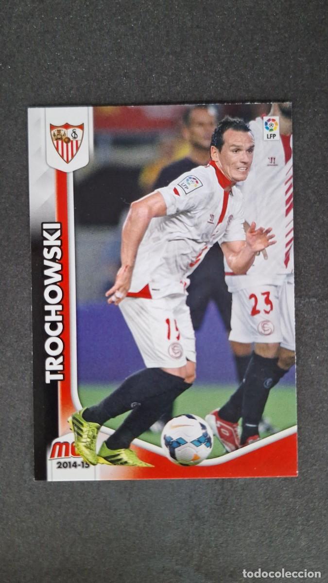 Cromos de f&uacute;tbol: L1 TROCHOWSKI SEVILLA F. C. 319 PANINI MEGACRACKS 2014 2015 14 15