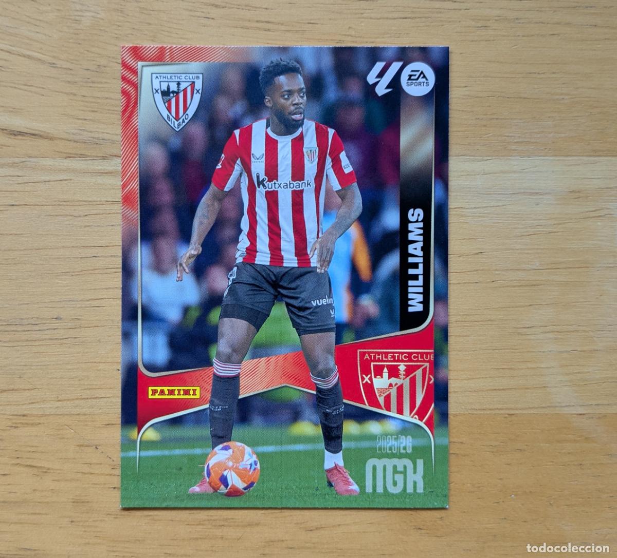 Figurine di Calcio: MEGACRACKS 2025-2026 - WILLIAMS - ATHLETIC CLUB - N&ordm; 51