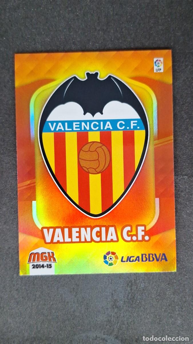 Figurine di Calcio: L1 ESCUDO VALENCIA C. F. 325 PANINI MEGACRACKS 2014 2015 14 15