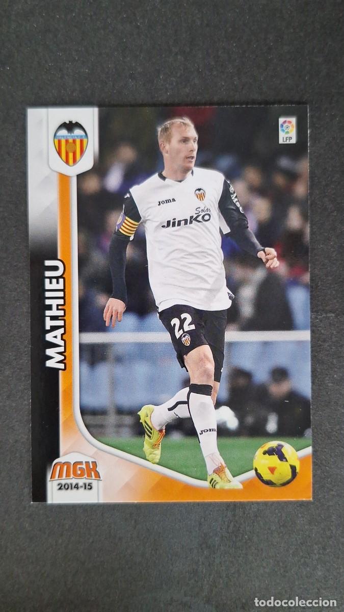 Figurine di Calcio: L1 MATHIEU VALENCIA C. F. 330 PANINI MEGACRACKS 2014 2015 14 15