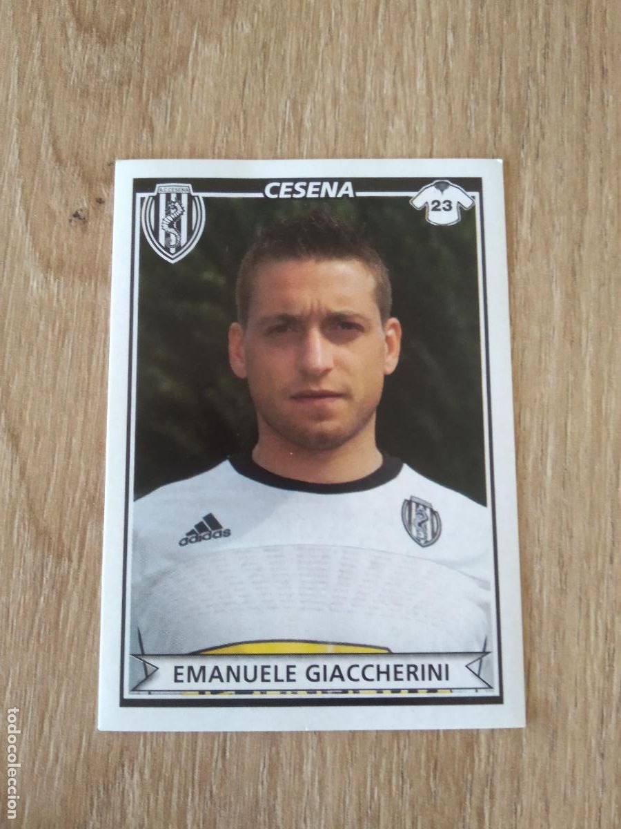 Football Stickers: 142 EMANUELE GIACCHERINI CESENA CROMO FUTBOL PANINI LIGA ITALIA 2010-2011 CALCIATORI 10-11