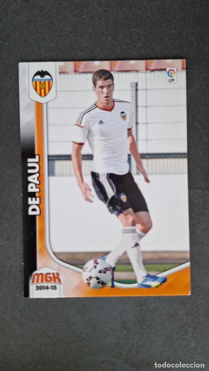 Football Stickers: L1 DE PAUL VALENCIA C. F. 339 PANINI MEGACRACKS 2014 2015 14 15