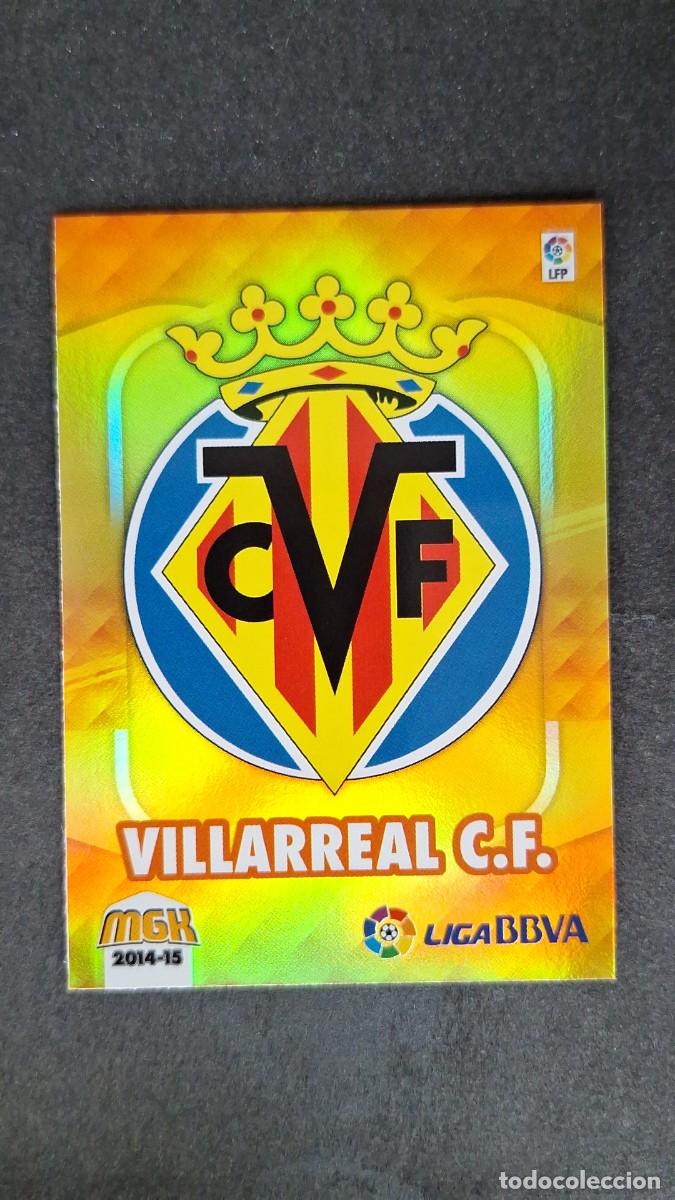 Fu&szlig;ball-Sticker: L1 ESCUDO VILLARREAL C. F. 343 PANINI MEGACRACKS 2014 2015 14 15