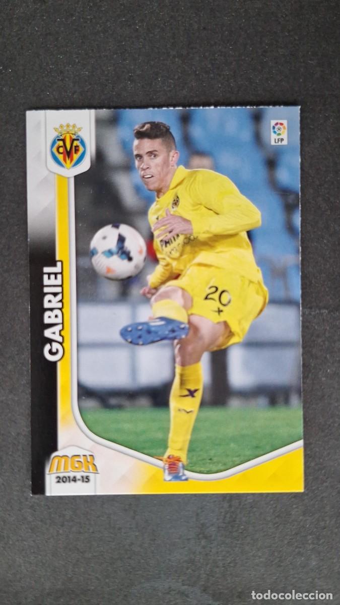 Fu&szlig;ball-Sticker: L1 GABRIEL VILLARREAL C. F. 347 PANINI MEGACRACKS 2014 2015 14 15