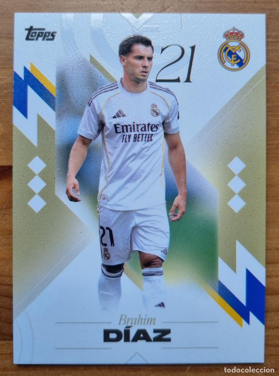 Figurine di Calcio: 18 BRAHIM D&iacute;az (Real Madrid CF). Topps &rdquo;LOS BLANCOS&rdquo; 2025 2026 25 26