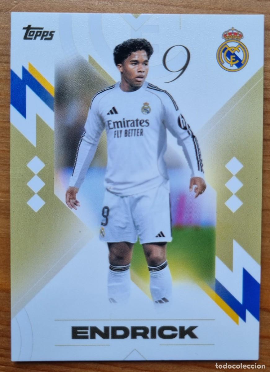Figurine di Calcio: 24 ENDRICK (Real Madrid CF). Topps &rdquo;LOS BLANCOS&rdquo; 2025 2026 25 26