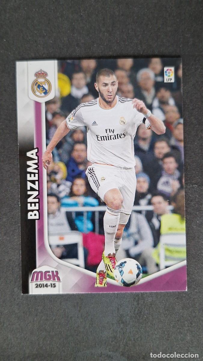 Football Stickers: L1 BENZEMA REAL MADRID 252 PANINI MEGACRACKS 2014 2015 14 15