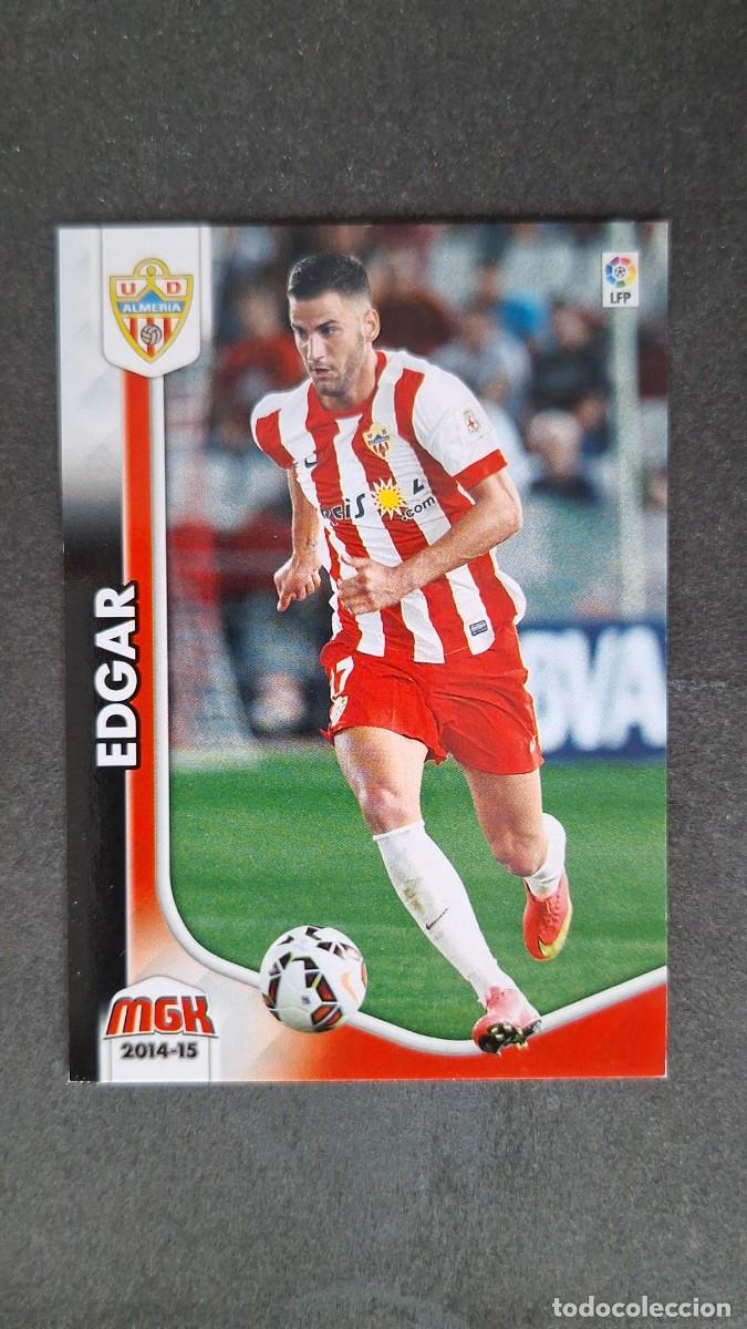 Football Stickers: L1 EDGAR U. D. ALMERIA NUEVA FICHA 17 BIS PANINI MEGACRACKS 2014 2015 14 15