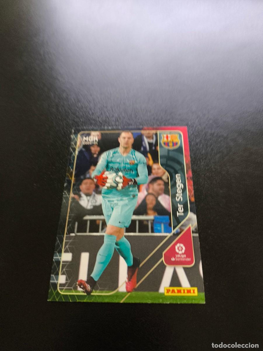 Football Stickers: 56 Marc-Andr&eacute; ter Stegen BARCELONA PANINI LIGA MEGACRACKS MGK 2020 2021 20 21 NO ESTE ADRENALYN