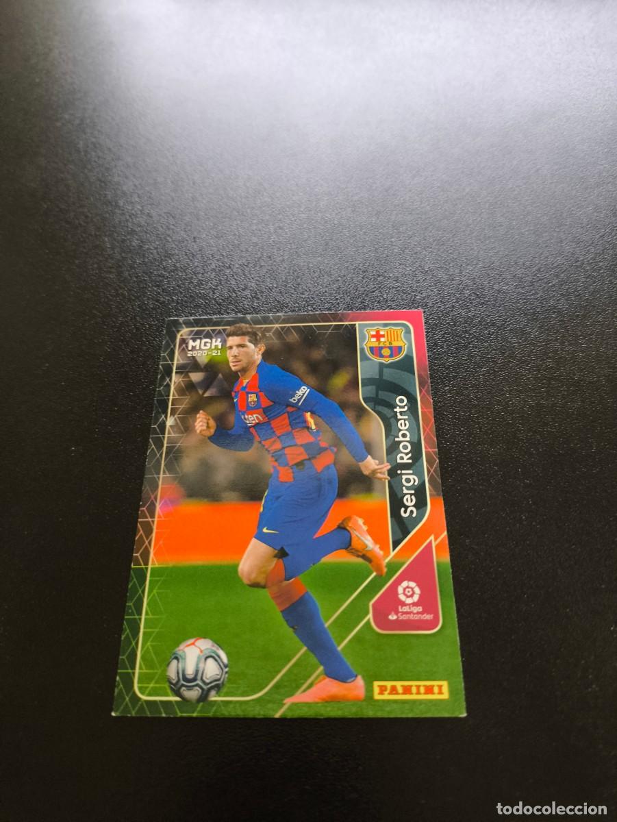Football Stickers: 58 Sergi Roberto BARCELONA PANINI LIGA MEGACRACKS MGK 2020 2021 20 21 NO ESTE ADRENALYN