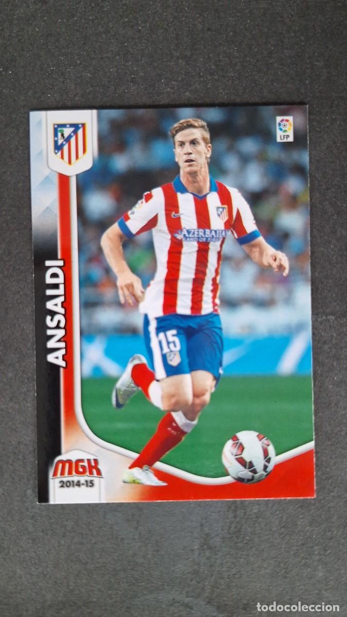 Fu&szlig;ball-Sticker: L1 ANSALDI ATLETICO DE MADRID NUEVA FICHA 44 BIS PANINI MEGACRACKS 2014 2015 14 15