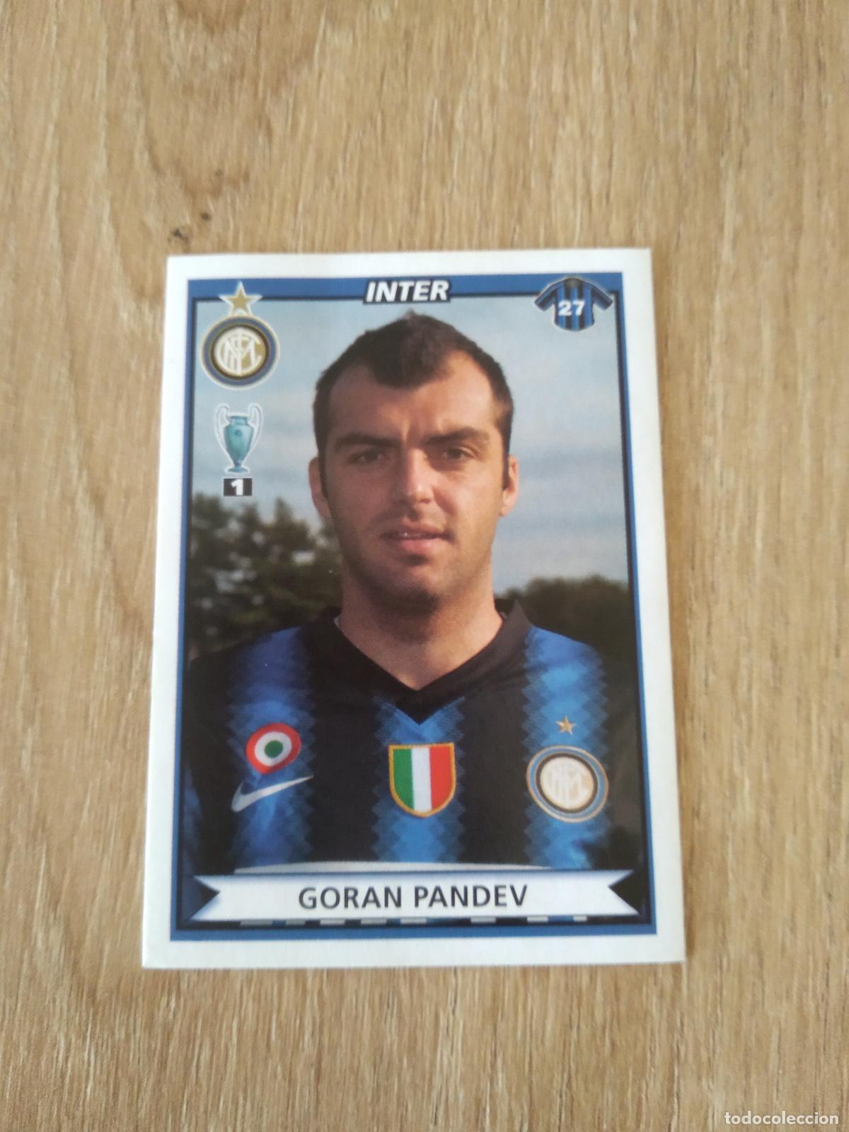 Fu&szlig;ball-Sticker: 238 GORAN PANDEV INTER MILAN CROMO FUTBOL PANINI LIGA ITALIA 2010-2011 CALCIATORI 10-11
