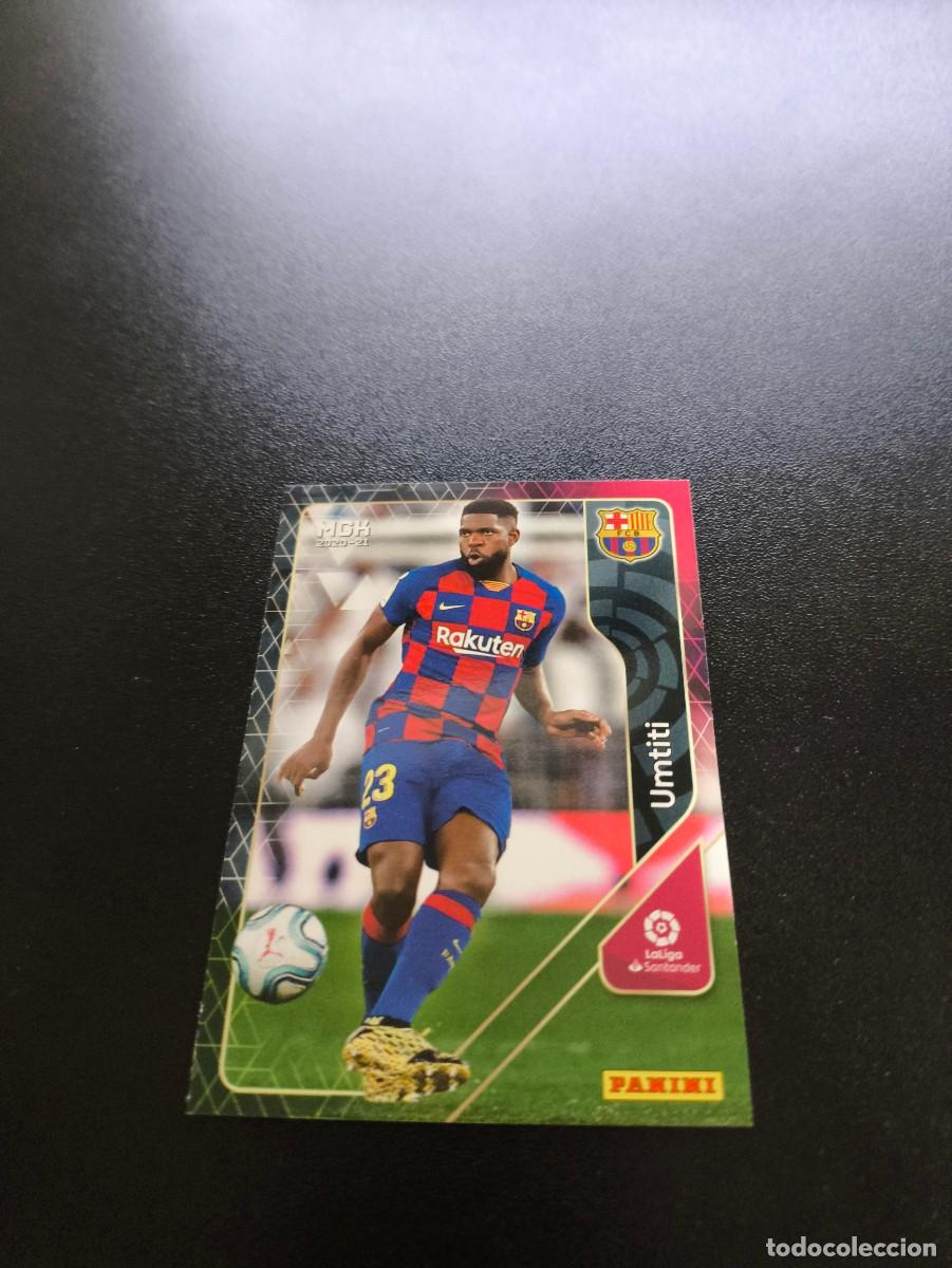 Fu&szlig;ball-Sticker: 62 Samuel Umtiti BARCELONA PANINI LIGA MEGACRACKS MGK 2020 2021 20 21 NO ESTE ADRENALYN