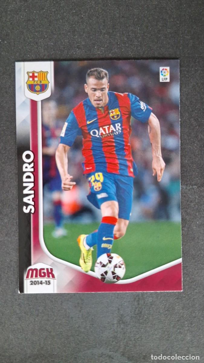 Fu&szlig;ball-Sticker: L1 SANDRO F. C. BARCELONA NUEVA FICHA 69 BIS PANINI MEGACRACKS 2014 2015 14 15