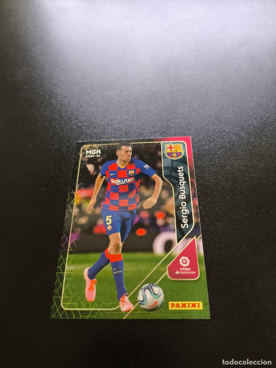 Fu&szlig;ball-Sticker: 65 Sergio Busquets BARCELONA PANINI LIGA MEGACRACKS MGK 2020 2021 20 21 NO ESTE ADRENALYN