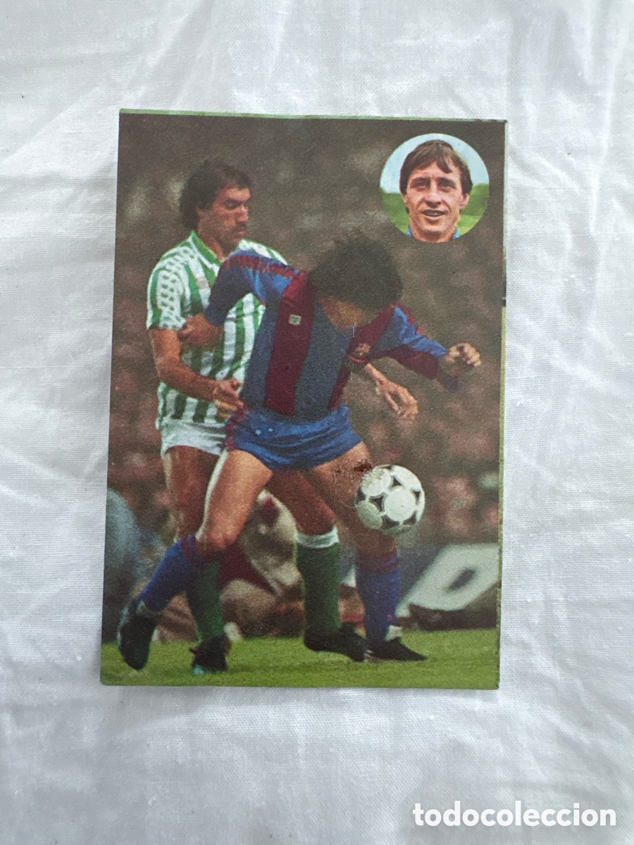 Cromos de f&uacute;tbol: CROMO 233 MARADONA BARCELONA APRENDE CRUYFF 1984 geprodesa el de las fotos