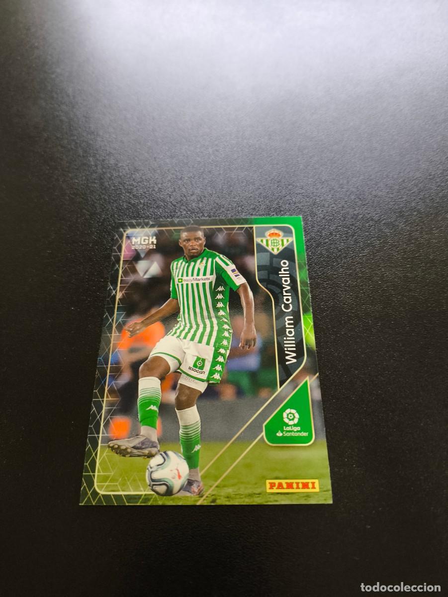 Cartes &agrave; collectionner de Football: 81 William Carvalho REAL BETIS PANINI LIGA MEGACRACKS MGK 2020 2021 20 21 NO ESTE ADRENALYN