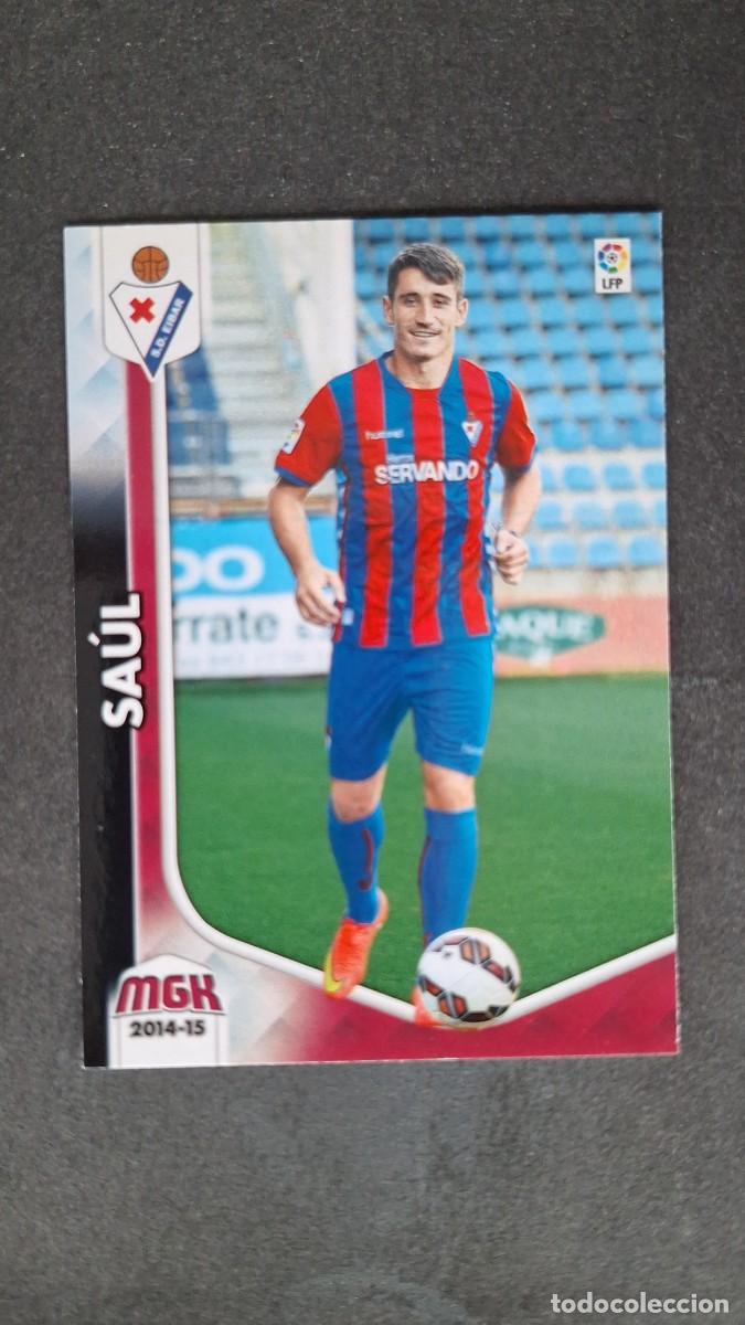 Cartes &agrave; collectionner de Football: L1 SAUL S. D. EIBAR NUEVA FICHA 137 BIS PANINI MEGACRACKS 2014 2015 14 15