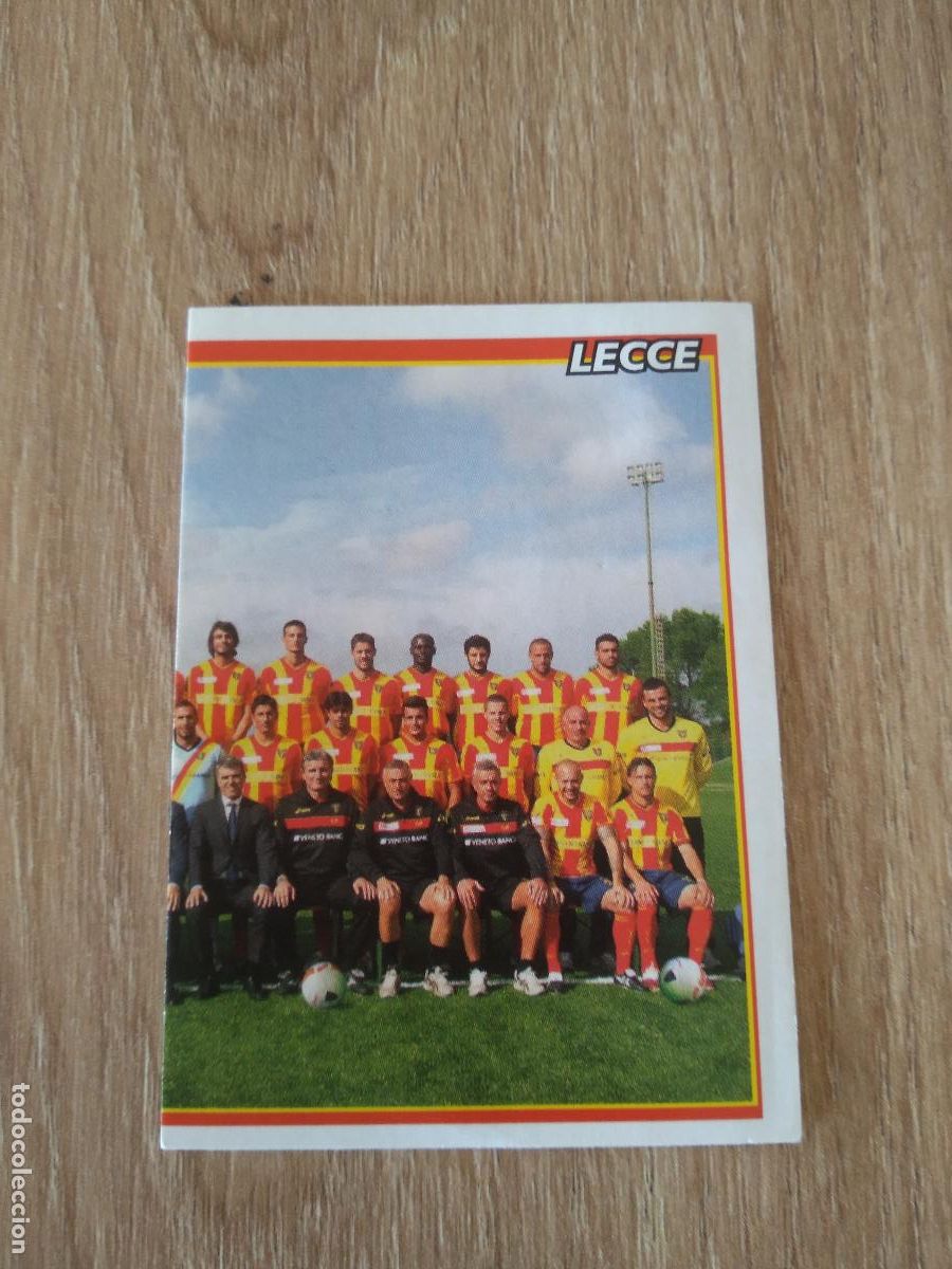 Cartes &agrave; collectionner de Football: 291 EQUIPO PLANTILLA LECCE CROMO FUTBOL PANINI LIGA ITALIA 2010-2011 CALCIATORI 10-11