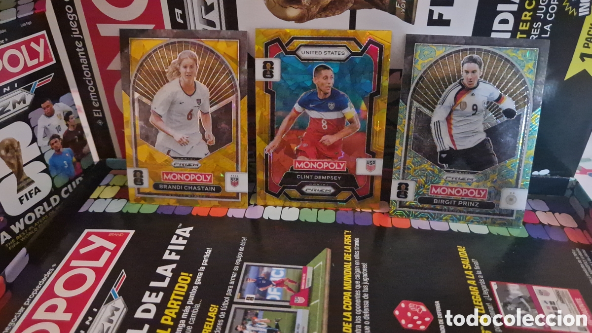 Cromos de Futebol: LOTE ORO-PARALELAS⚽ PANINI &reg; MONOPOLY PRIZM FIFA WORLD CUP 2026 26 NUEVO