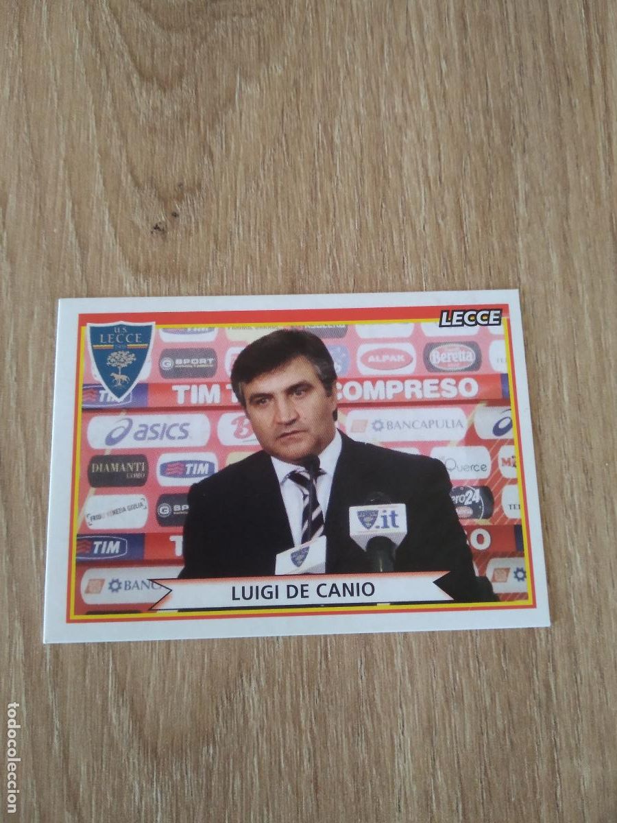 Cromos de Futebol: 292 LUIGI DE CANIO LECCE CROMO FUTBOL PANINI LIGA ITALIA 2010-2011 CALCIATORI 10-11