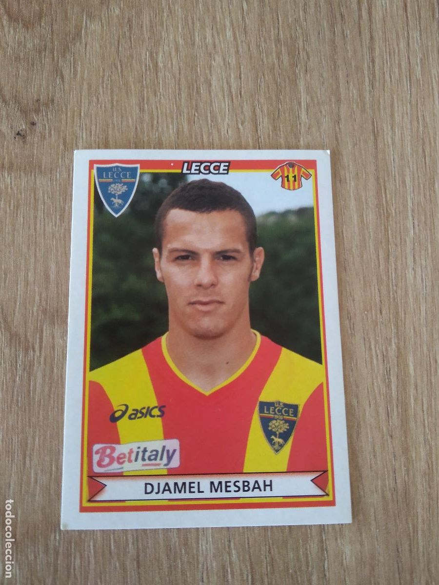 Cromos de Futebol: 301 DJAMEL MESBAH LECCE CROMO FUTBOL PANINI LIGA ITALIA 2010-2011 CALCIATORI 10-11