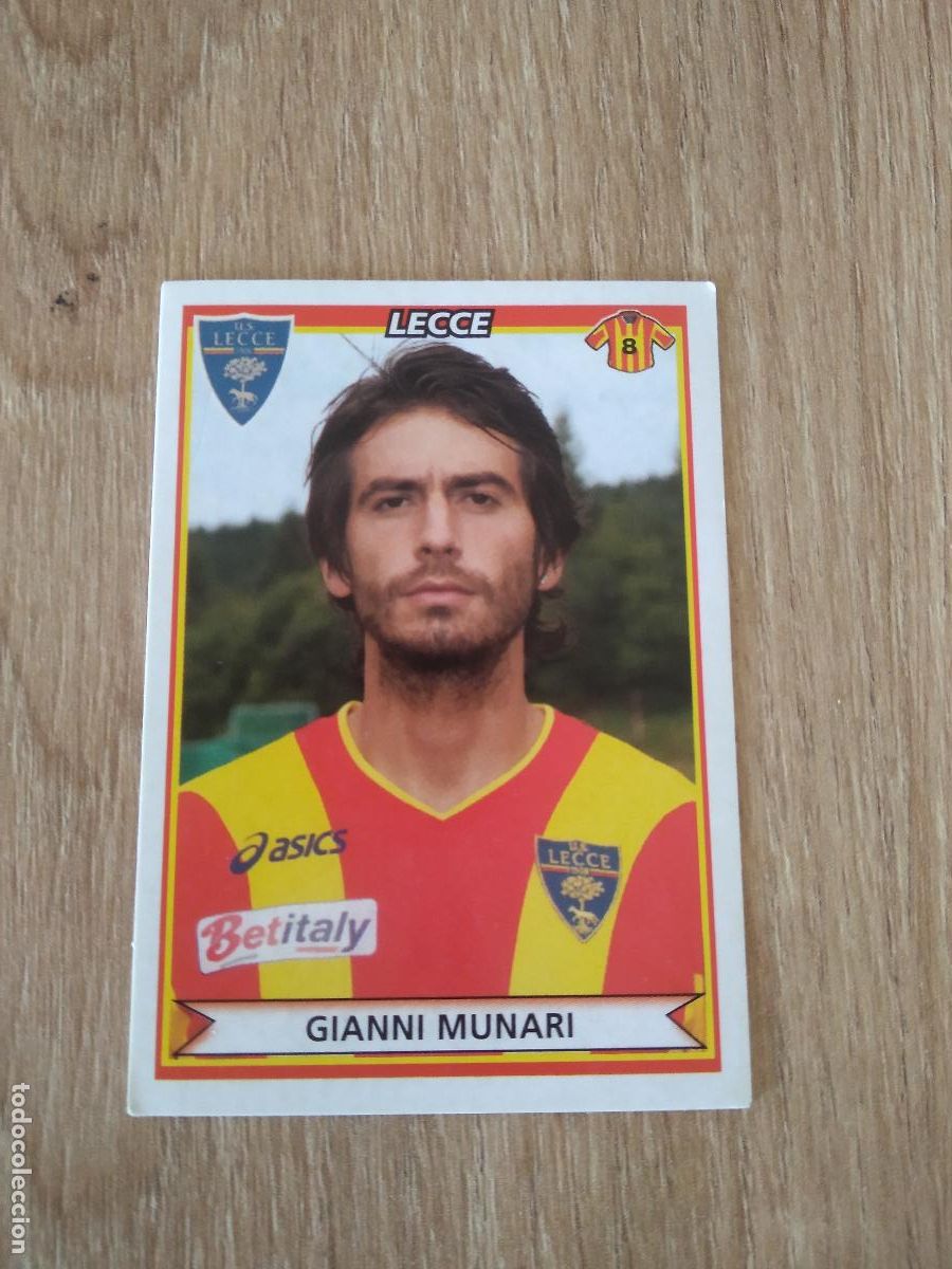Cromos de Futebol: 304 GIANNI MUNARI LECCE CROMO FUTBOL PANINI LIGA ITALIA 2010-2011 CALCIATORI 10-11
