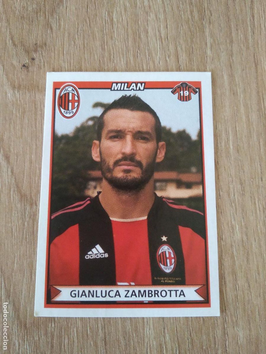 Cromos de f&uacute;tbol: 321 ZAMBROTTA AC MILAN CROMO FUTBOL PANINI LIGA ITALIA 2010-2011 CALCIATORI 10-11