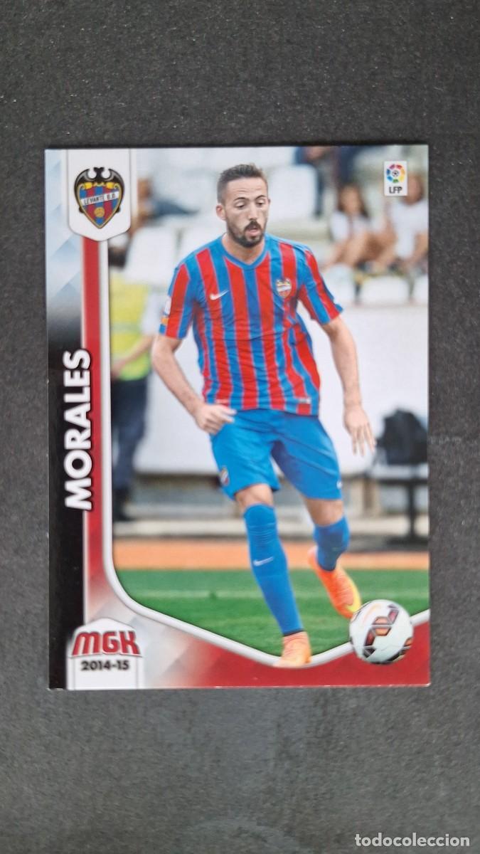 Cromos de f&uacute;tbol: L1 MORALES LEVANTE U. D. NUEVA FICHA 232 BIS PANINI MEGACRACKS 2014 2015 14 15