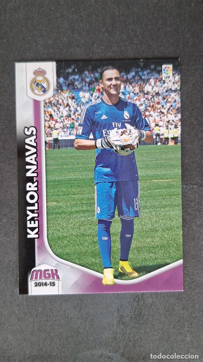 Cromos de f&uacute;tbol: L1 KEYLOR NAVAS REAL MADRID NUEVA FICHA 237 BIS PANINI MEGACRACKS 2014 2015 14 15