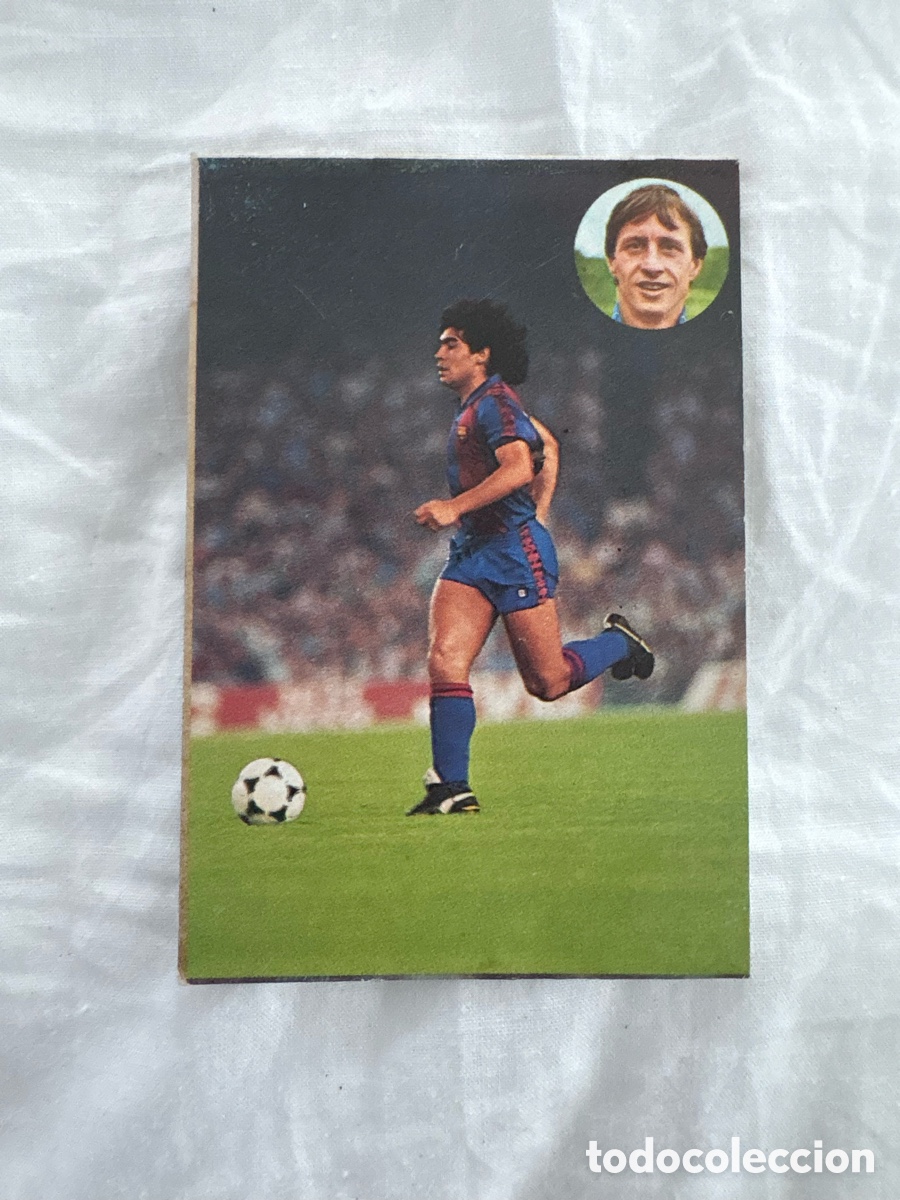 Cromos de f&uacute;tbol: CROMO 199 MARADONA APRENDE CRUYFF 1984 geprodesa el de las fotos